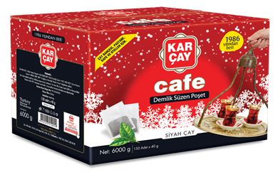 Kar Çay Cafe Demlik Süzen Poşet 40 Gr 150 Adet 6000 Gr