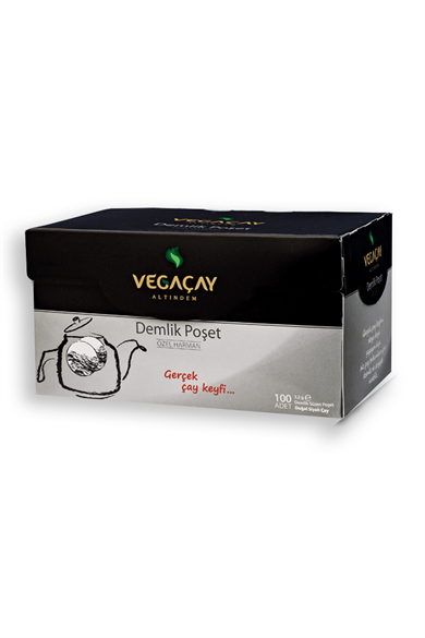 Vega Çay Altındem Demlik Süzen Poşet Çay 320Gr (100 Adet x 3.2Gr)